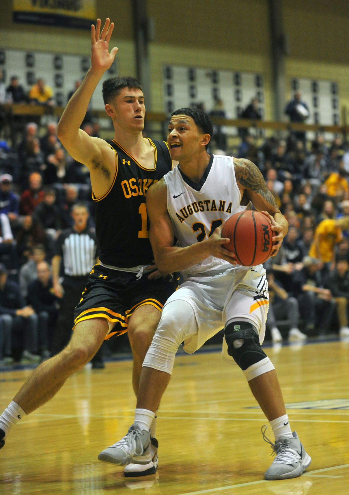 Augustana College men's basketball vs UW-Oshkosh season opener.